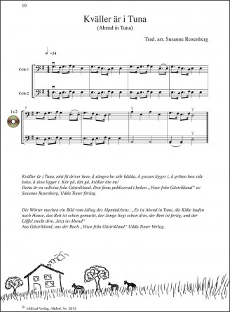 Låtspel på cello (mit CD)