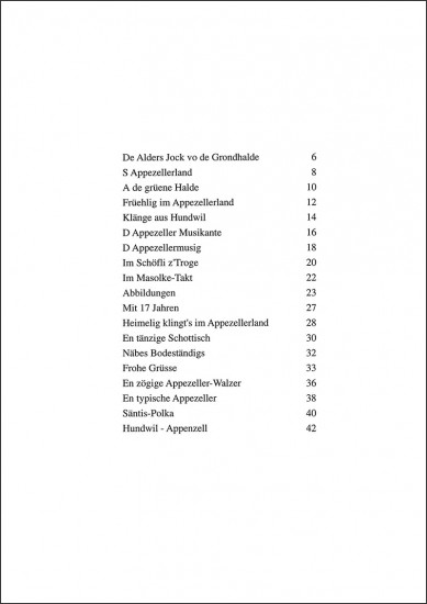 Appenzellerart - Heft III