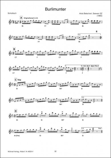 Alois Betschart (Violinschrift)