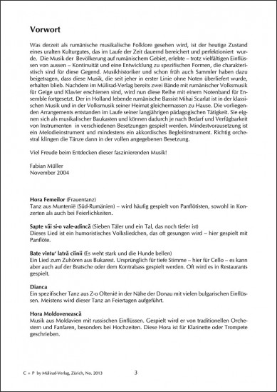 Romanian dances for ensemble