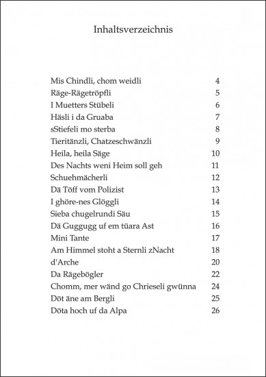 Schweizer Volkslieder