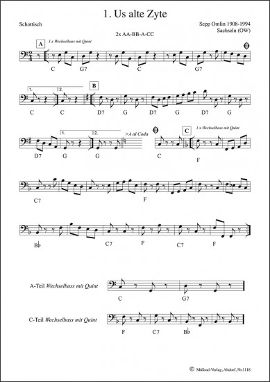 Kontrabass Spielheft 1 mit CD