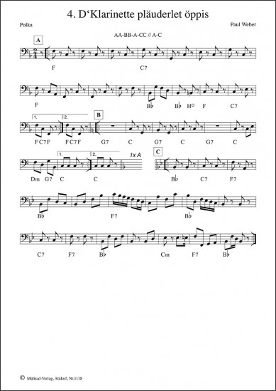 Kontrabass Spielheft 1 mit CD