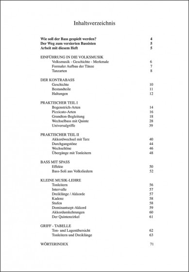 Der Kontrabass "Schule mit CD"