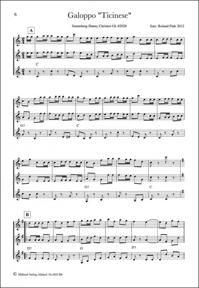 Danze Ticinesi (Heft in Bb)