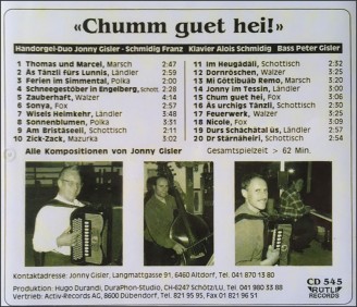 Chumm guet hei (CD)