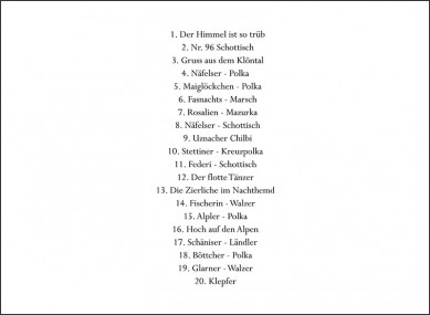 Bauerntänze Vol. 1 "Schänis"