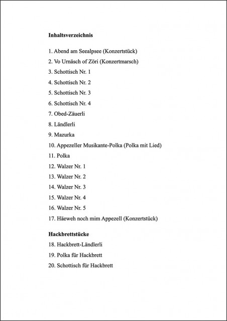 Häeweh noch mim Appezell