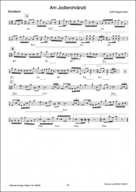 Rogenmoser Schwyzerörgeli "Griffschrift"