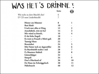 Schwizer Volksliedli (mit CD)