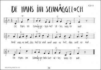 Schwizer Volksliedli (mit CD)